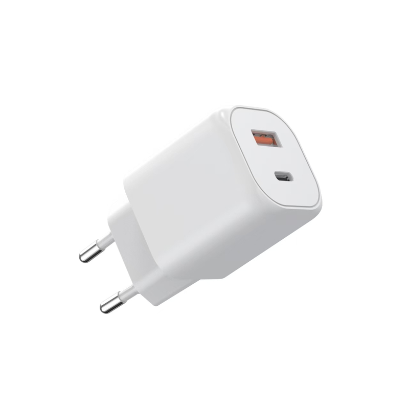 Factory GaN 65W Power Adapter EU US Plug 2 Ports QC 3.0 Type-C PD Mobile Phone Travel Chargers 65W gan Charger